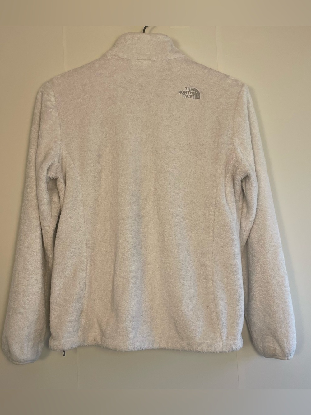 THE NORTH FACE White Osito Full Zip Shaggy Fleece Jacket Women's Outdoors -Large - Picture 2 of 15